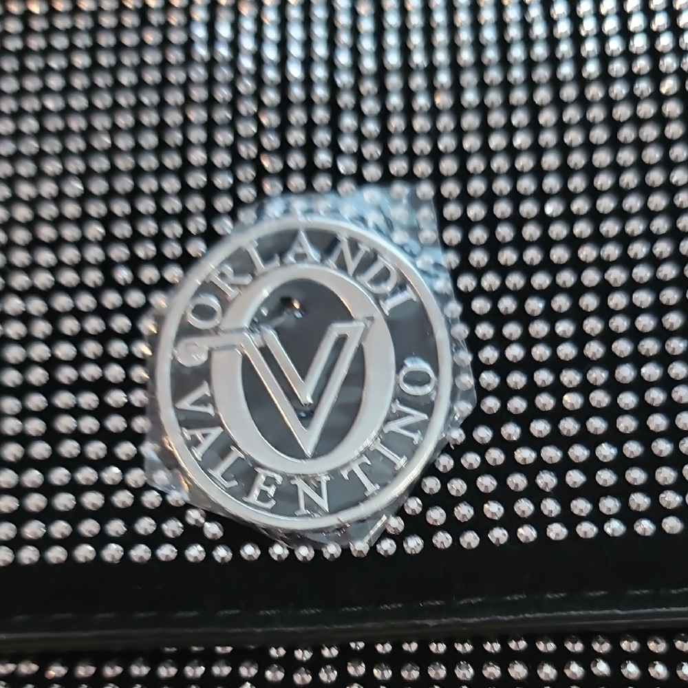 Valentino Orlandi Black and Silver Crossbody Bag - Picture 4 of 7